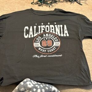Black California Graphic Men's T-Shirt